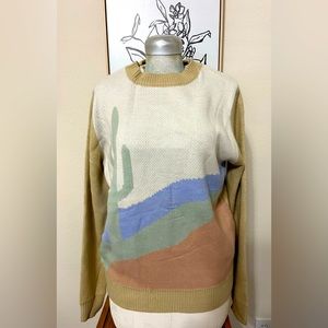Cactus sunset sweater